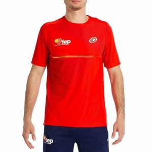 T-shirt Bullpadel Fang Spanish National Padel Team czerwony XL