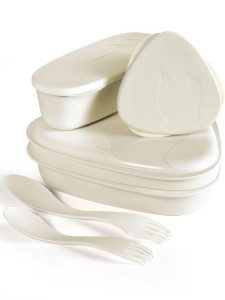 Menażka zestaw naczyń turystycznych z dwoma sporkami Lunch Kit