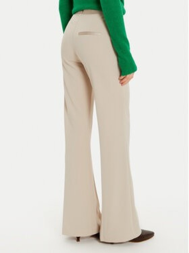 Imperial Spodnie materiałowe P3E9IAW Beżowy Flare Fit