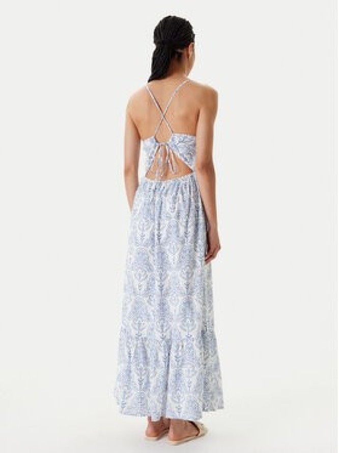 YAS Sukienka letnia Cinni 26036881 Błękitny Regular Fit