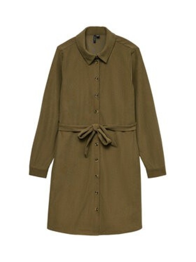 Vero Moda Sukienka koszulowa Elly 10334288 Zielony Regular Fit