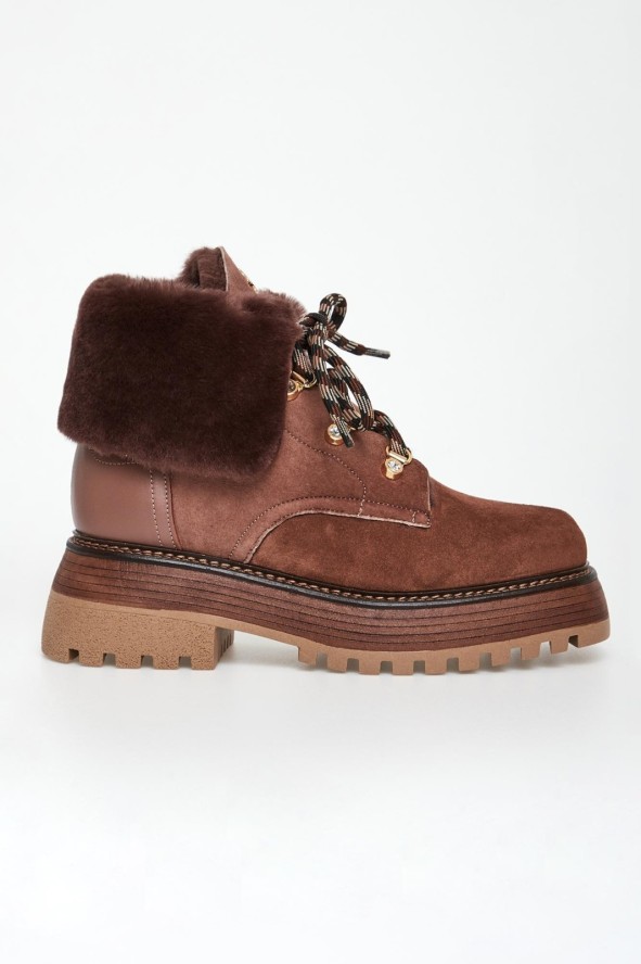 Trapery damskie zamszowe BALDININI