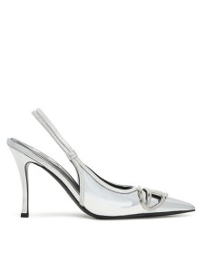 Diesel Szpilki Y02985 P1660 T9002 Srebrny