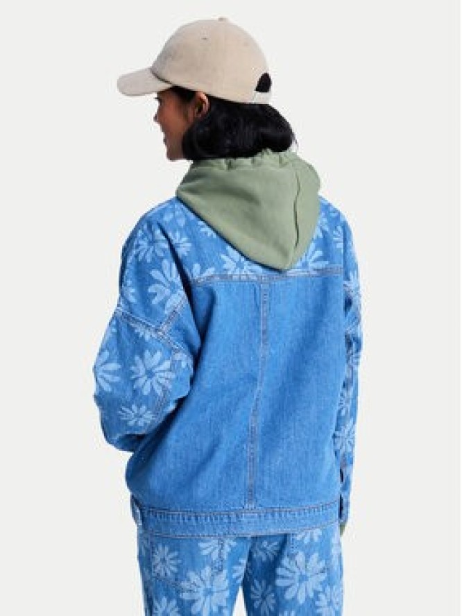 Roxy Kurtka jeansowa Salty Horizon ERJJK03700 Niebieski Regular Fit