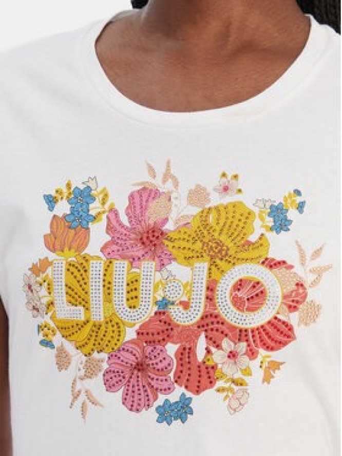 Liu Jo T-Shirt WA6493 JS923 Biały Regular Fit