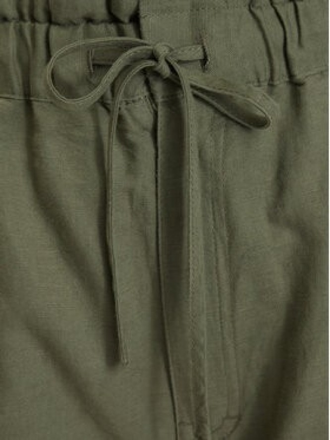 Tommy Jeans Szorty materiałowe DW0DW22227 Zielony ciemny Regular Fit