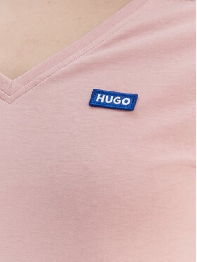HUGO T-Shirt Classic 50513667 Różowy Slim Fit