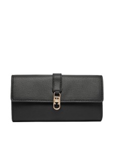 Tommy Hilfiger Portfel Th Libre Large Flap Wallet AW0AW18935 Czarny