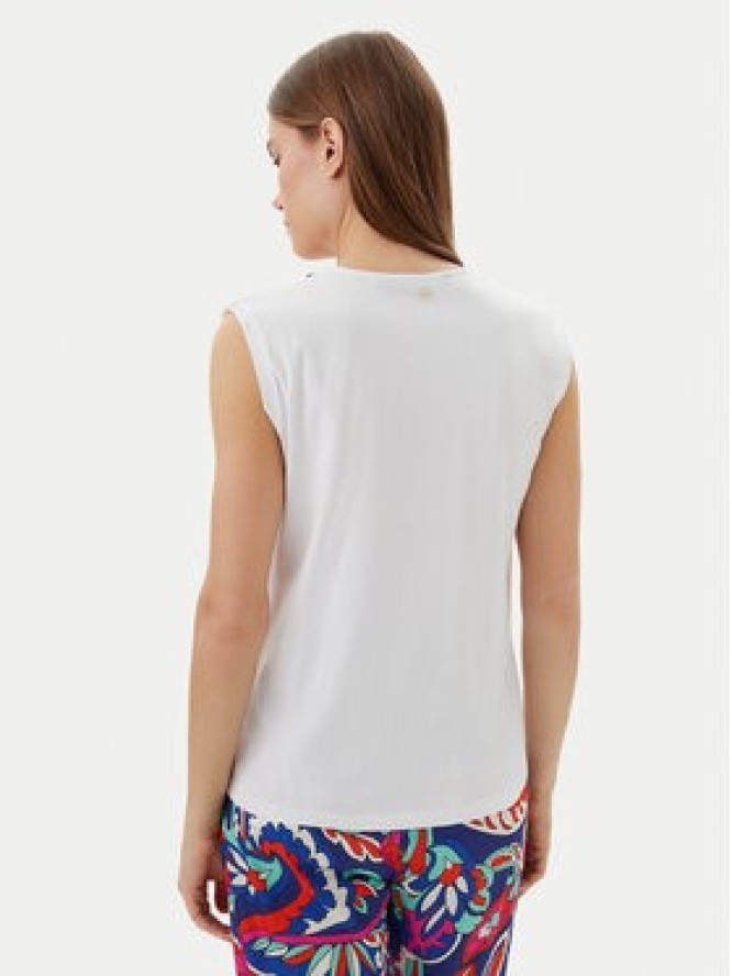 Lola Casademunt by Maite Top MS2515021 Biały Regular Fit