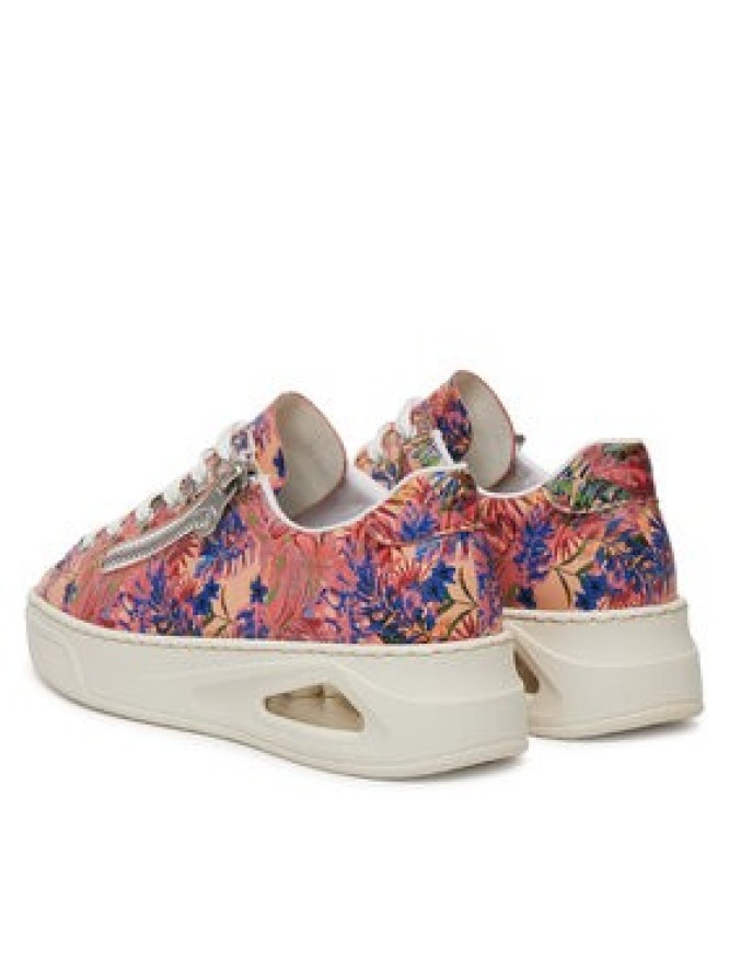 Rieker Sneakersy N6401-90 Różowy
