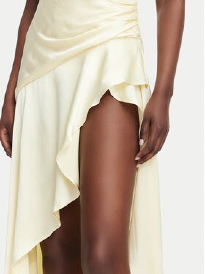 Bardot Sukienka koktajlowa Lorenza 59266DB Beżowy jasny Slim Fit