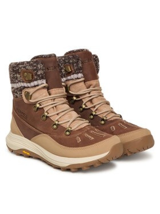 Merrell Śniegowce Siren 4 Thermo Mid Zip Waterproof J038764 Brązowy