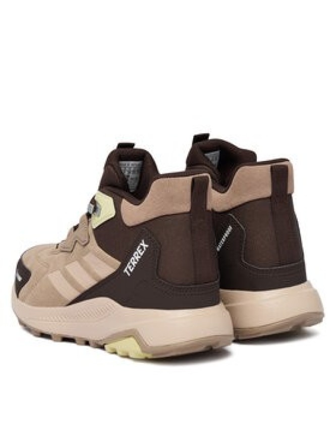 adidas Trekkingi Terrex Anylander Leather Mid Climaproof Hiking Shoes KJ6790 Brązowy