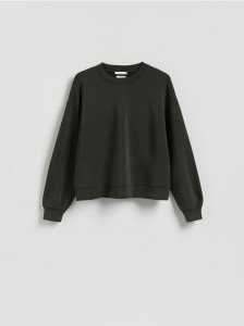 Bluza z modalem - ciemnozielony