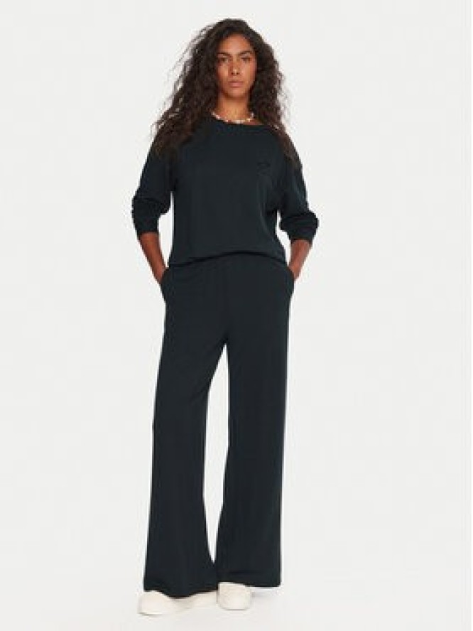 Roxy Bluza Surfing By Moonlight ERJFT05008 Czarny Relaxed Fit