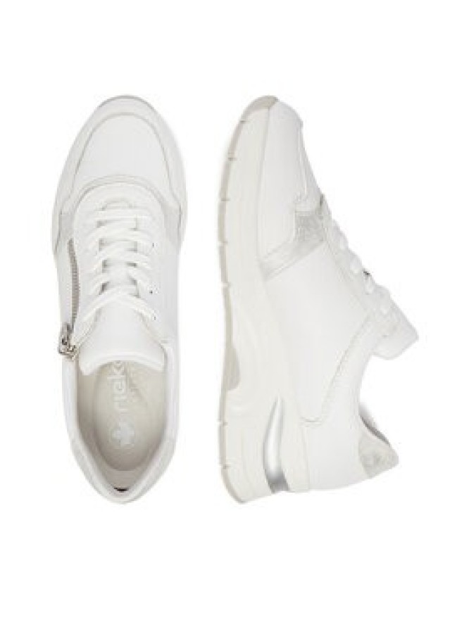 Rieker Sneakersy N9301-80 Biały