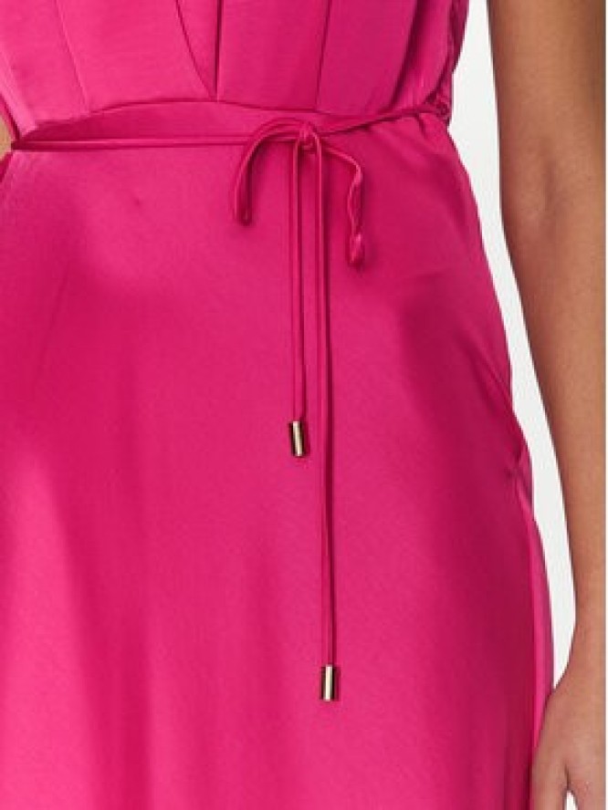 LOLA CASADEMUNT Sukienka wieczorowa LS2516023 Różowy Regular Fit