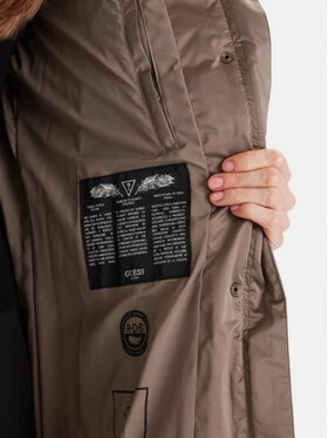 Guess Kurtka puchowa W5BL30 W2802 Beżowy Regular Fit