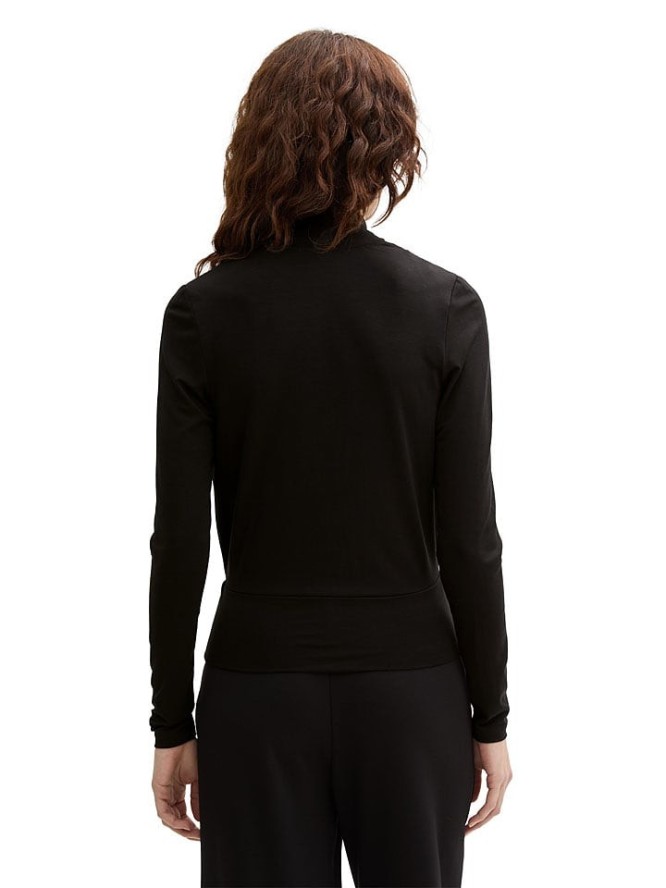 Tom Tailor Bluzka w kolorze czarnym rozmiar: M