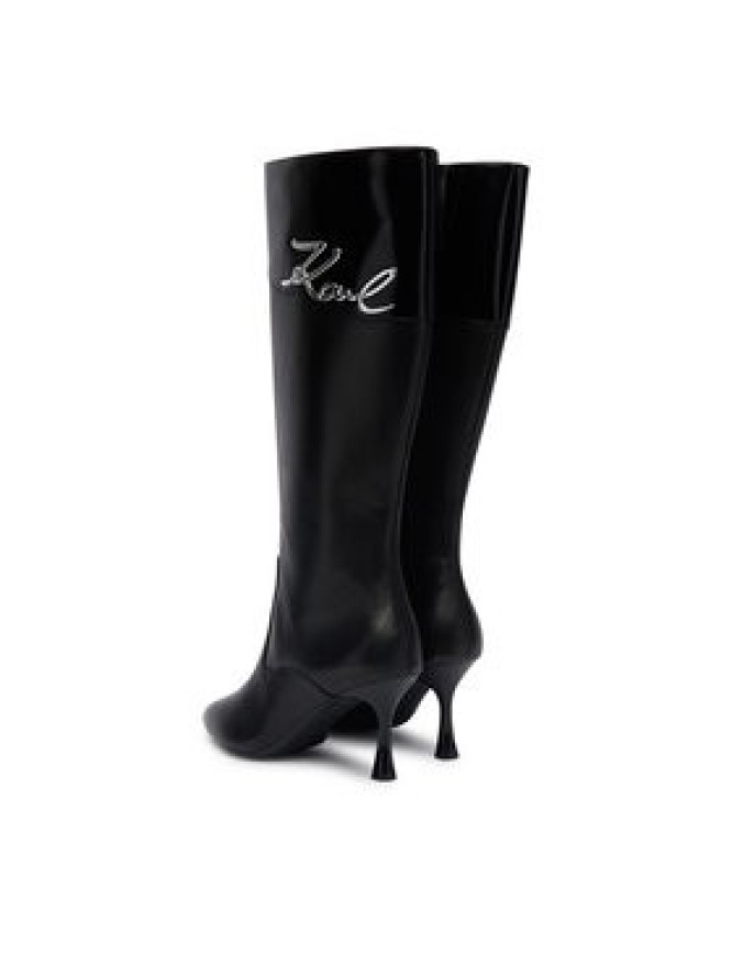 KARL LAGERFELD Kozaki KL32775 Czarny