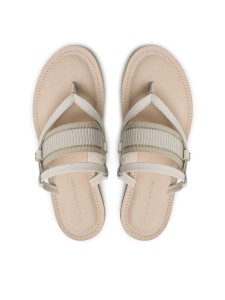 Tommy Hilfiger Japonki Th Webbing Mule Sandal FW0FW07275 Biały