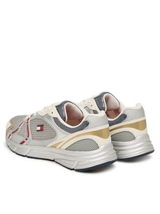 Tommy Jeans Sneakersy Tjw Modern Runner Metallic EN0EN03153 Szary