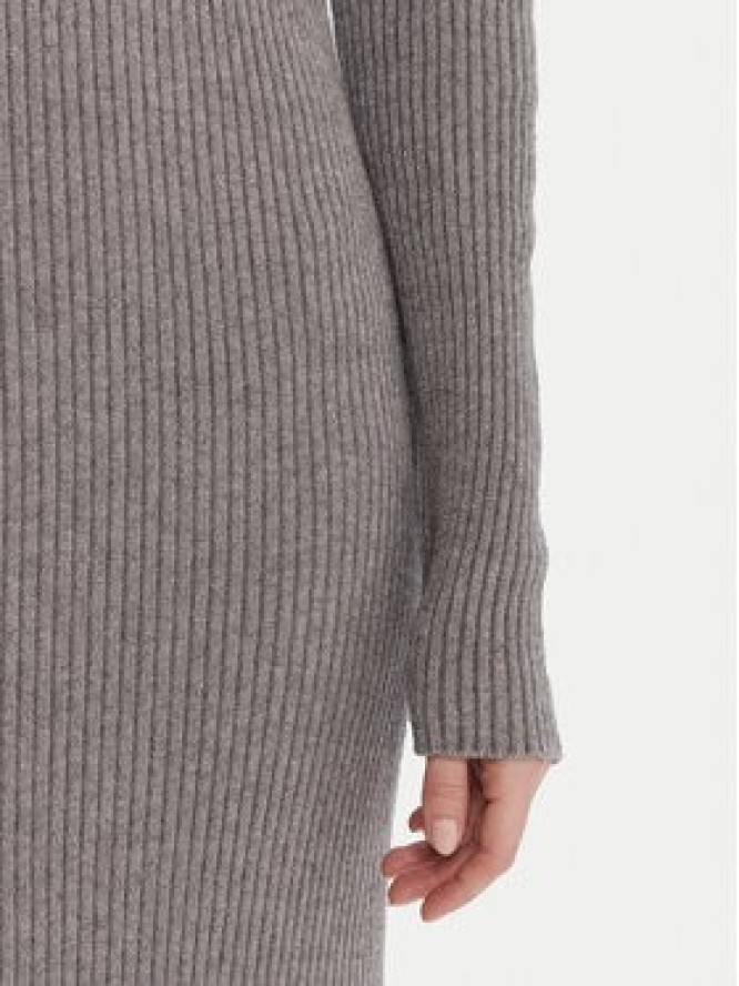 Kontatto Sukienka dzianinowa 3M0853C Szary Regular Fit