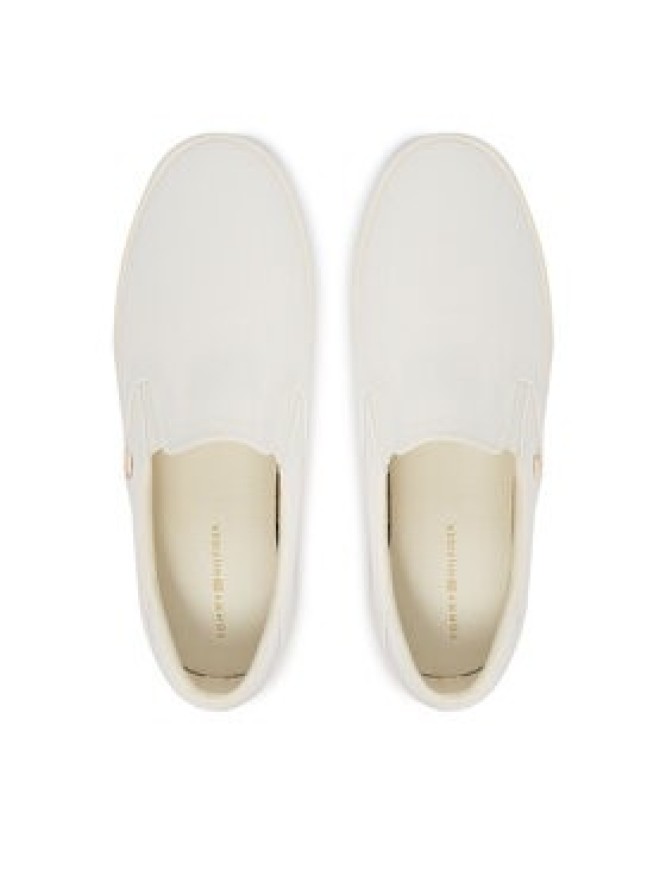 Tommy Hilfiger Tenisówki Th Low Profile Slip On FW0FW09103 Biały
