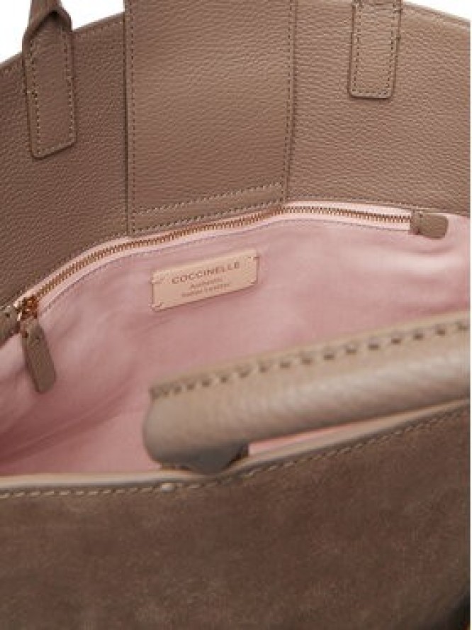 Coccinelle Torebka TLB Coccinellesabine Suede Bi E1 TLB 18 01 01 Beżowy ciemny