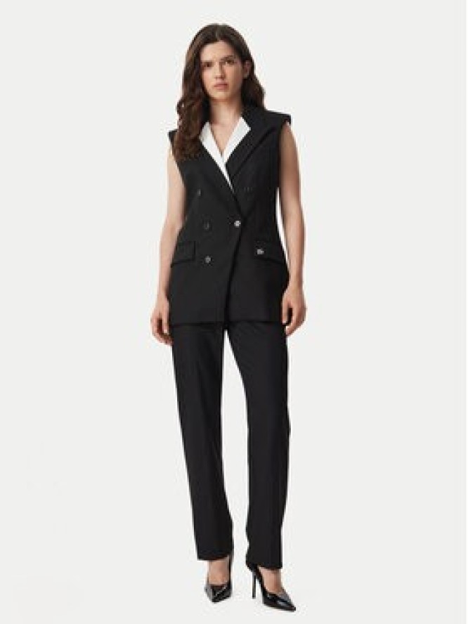 KARL LAGERFELD Kamizelka B3W14028 Czarny Relaxed Fit