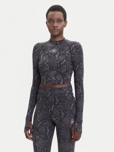 adidas by Stella McCartney Koszulka techniczna Training JW4567 Szary Slim Fit