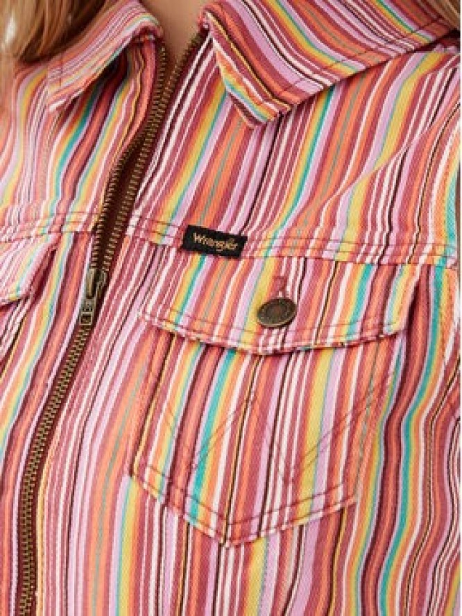 Wrangler Kamizelka 112362848 Różowy Slim Fit