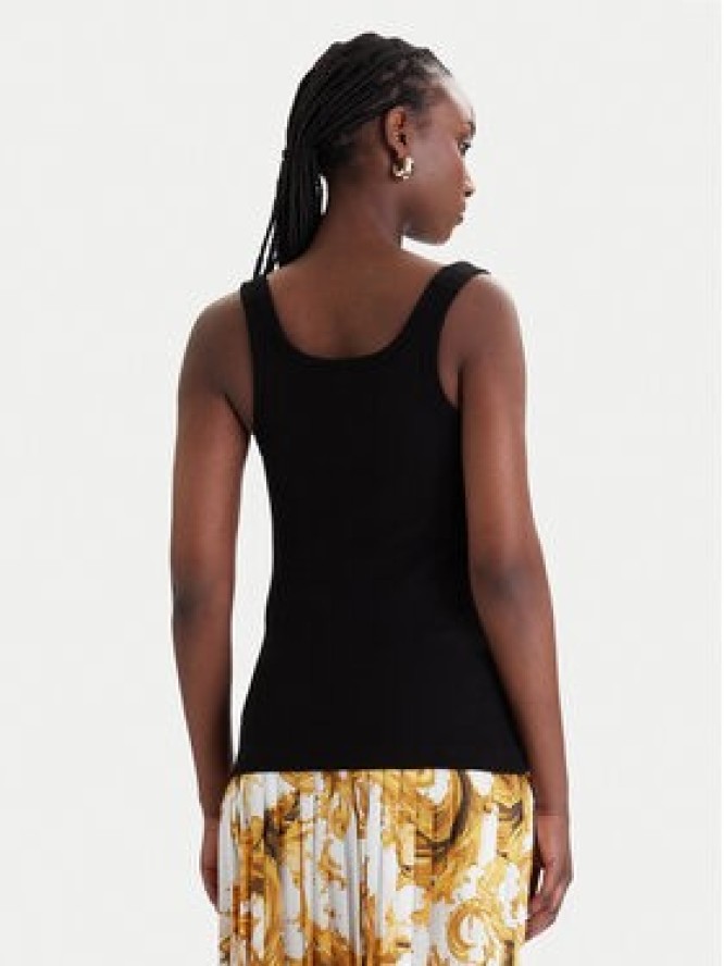 Versace Jeans Couture Top 80HAM619 J0198 Czarny Slim Fit