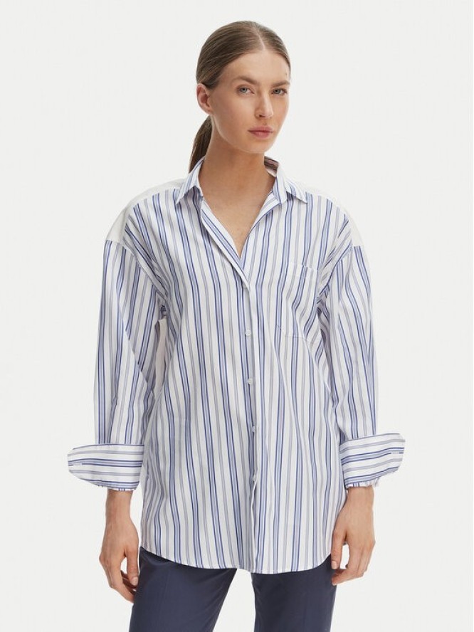 Weekend Max Mara Koszula Tessile 2615111012 Niebieski Regular Fit