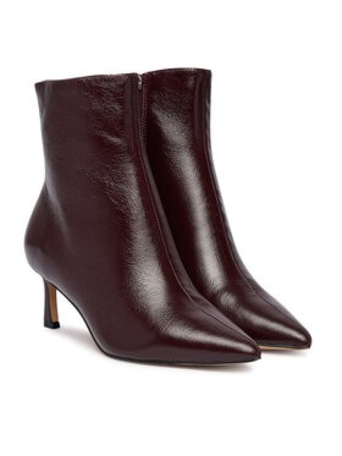 Steve Madden Botki Lulah 11003282 Bordowy