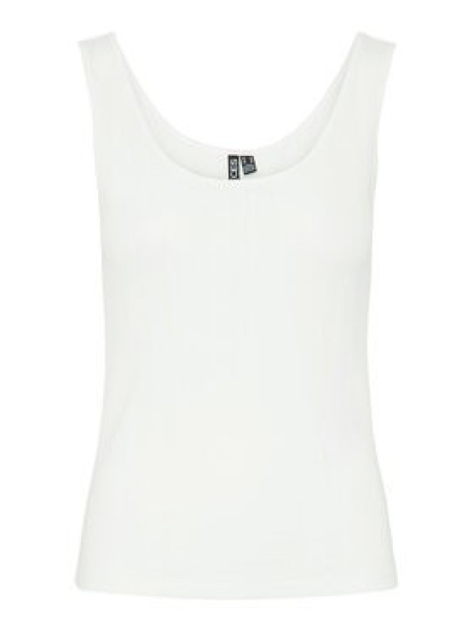 Pieces Top Fia 17155482 Biały Slim Fit