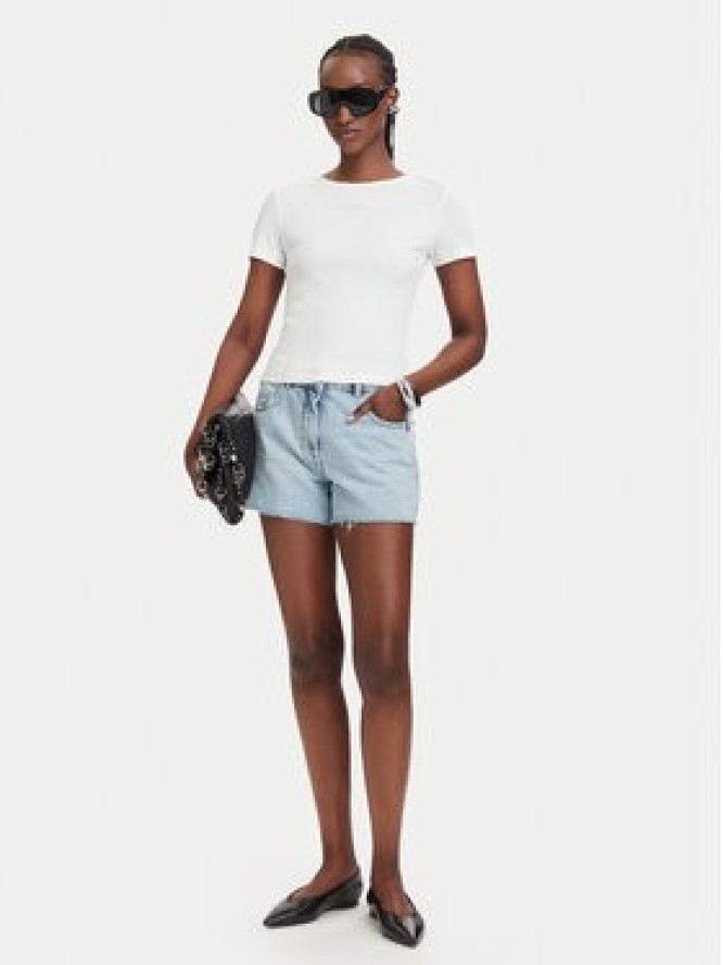 Patrizia Pepe Szorty jeansowe 2P1744/D070-CB21 Niebieski jasny Regular Fit