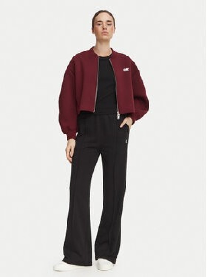 Calvin Klein Jeans Spodnie dresowe Monogram LV047H220G Czarny Flare Fit