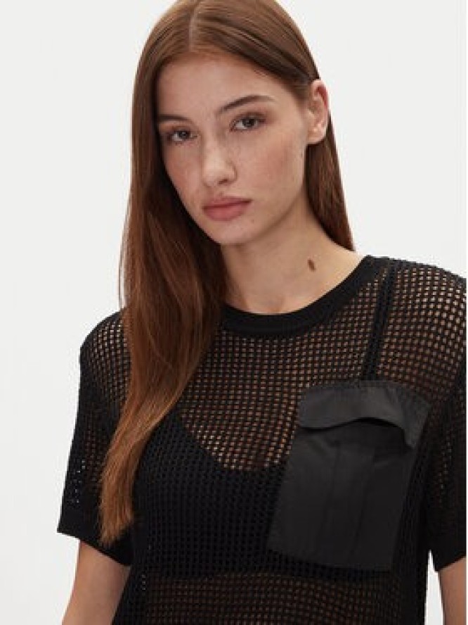 DKNY Sweter P5BSAV83 1 Czarny Regular Fit