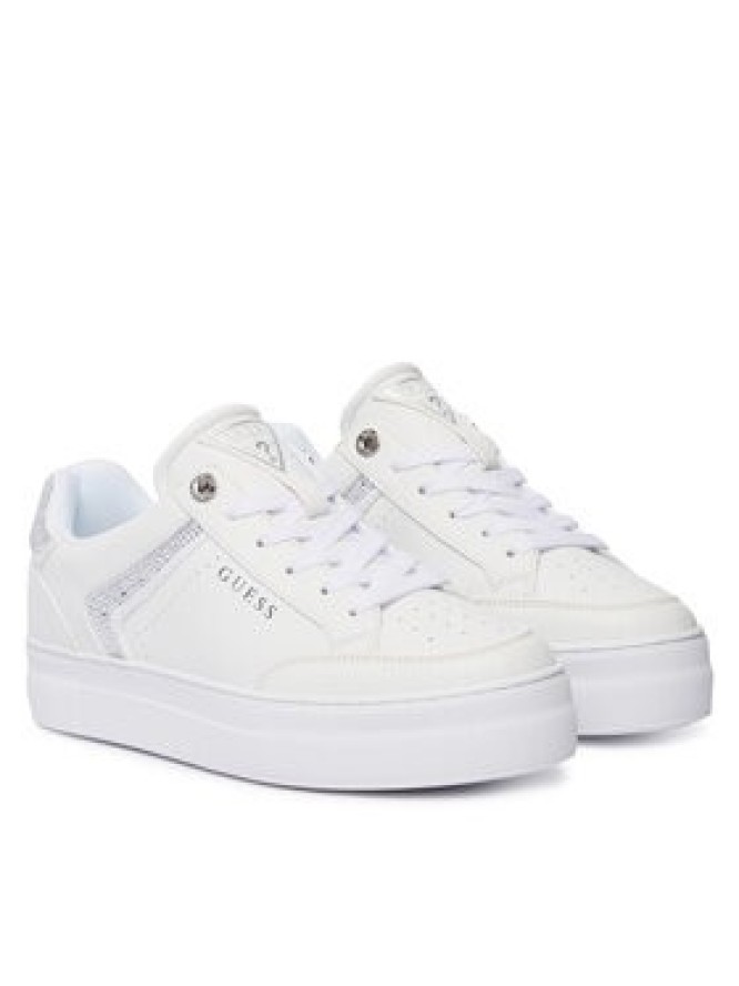 Guess Sneakersy FLTGX3 ELE12 Biały