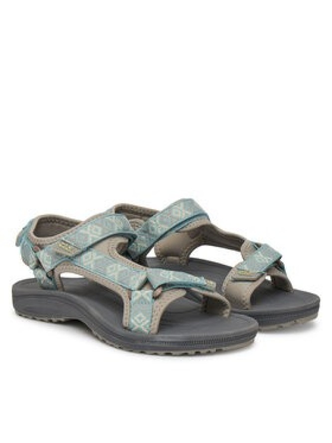 Jack Wolfskin Sandały Wave Breaker 4050291 Zielony