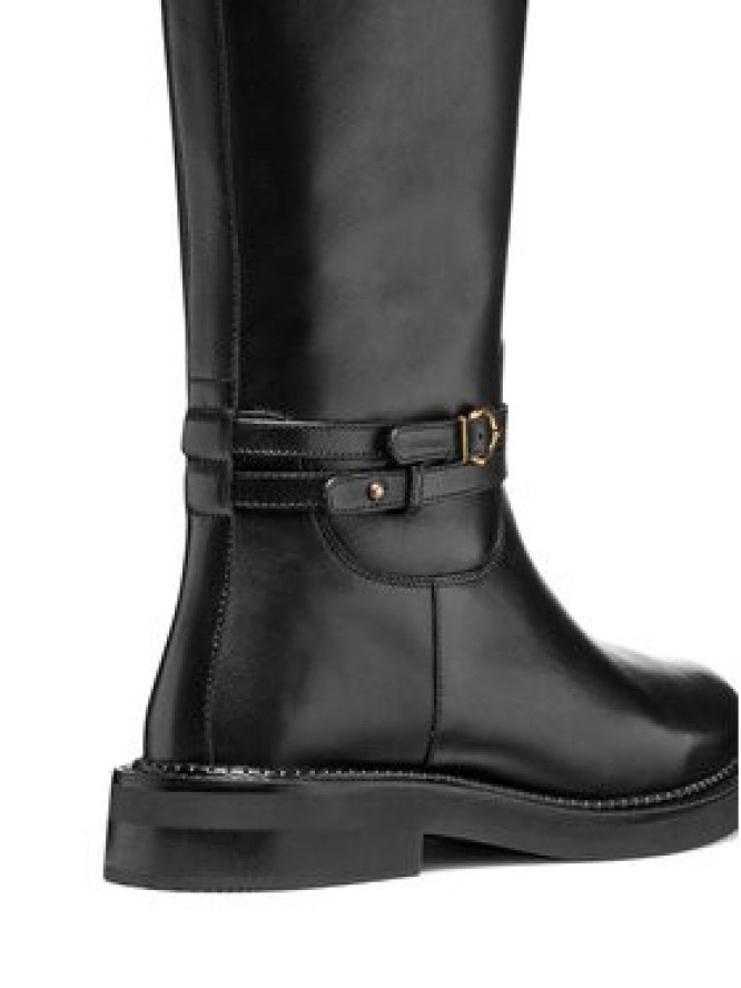 Geox Oficerki D Serilda D56WYA 00043 C9999 Czarny