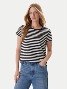 Mustang T-Shirt Alma 1016756 Czarny Regular Fit