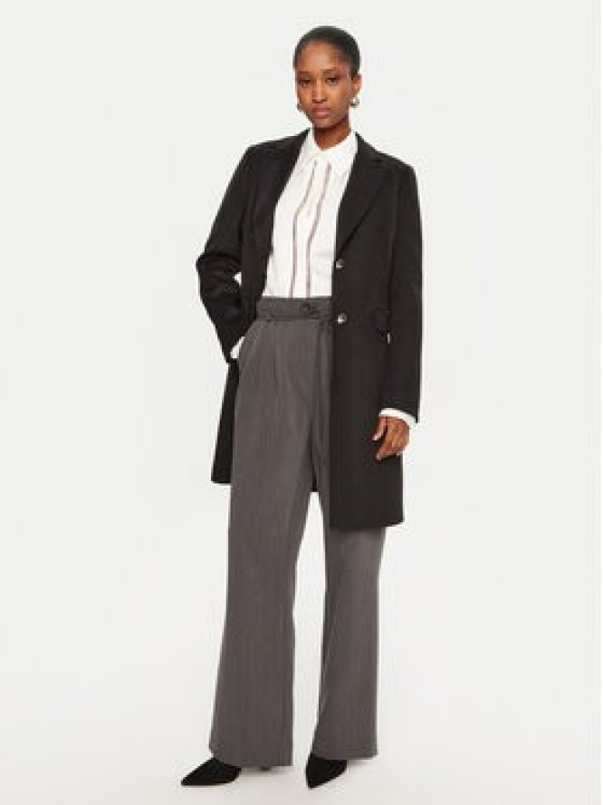 Maryley Płaszcz przejściowy 24IB808/14NE Czarny Regular Fit