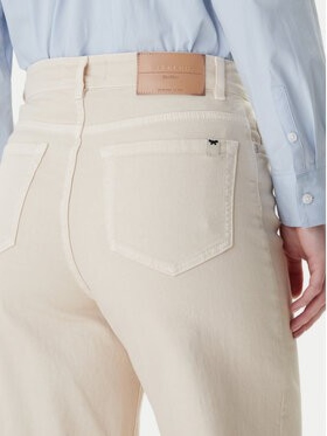 Weekend Max Mara Jeansy Medina 2615131051 Beżowy Wide Leg