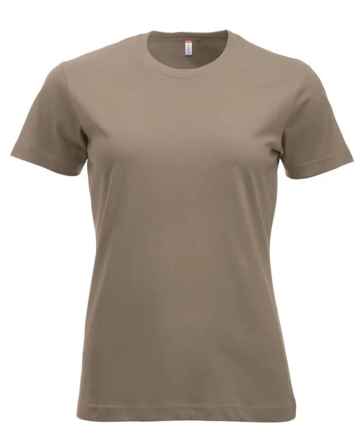 clique New Classic-T Women – T‑shirt z bawełny ringspun, współczesny krój