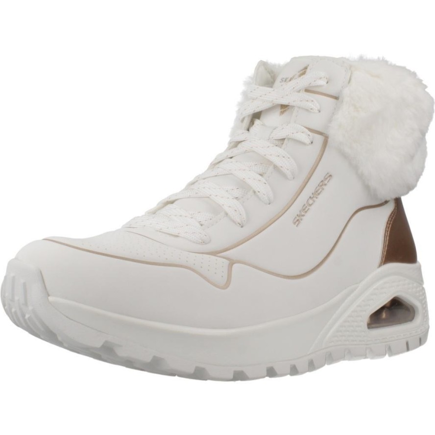 Buty SKECHERS UNO RUGGED - FALL SH Biały