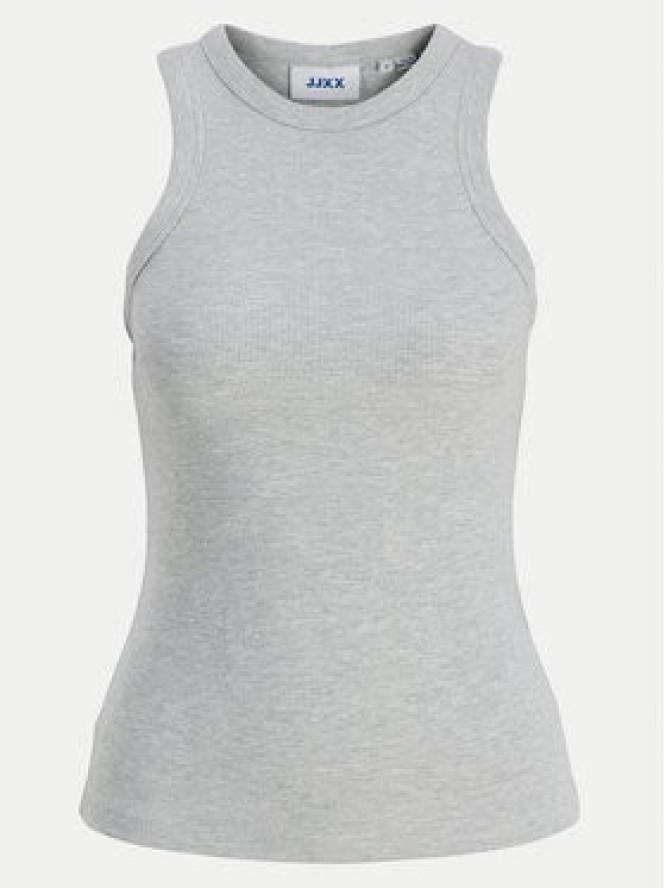JJXX Top 12224661 Szary Rib Fit
