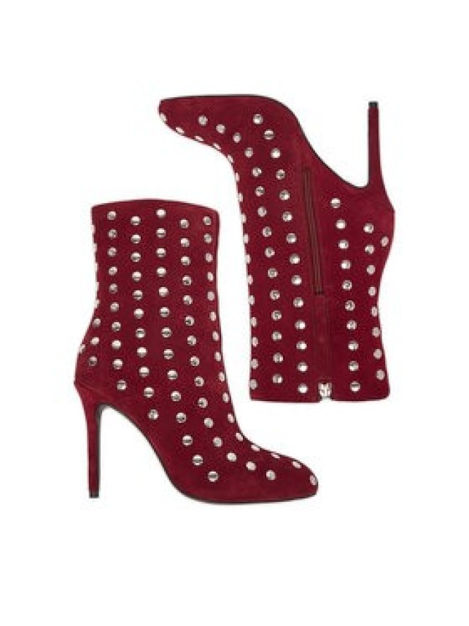 Eva Minge Botki EO-MARY-121949 Bordowy