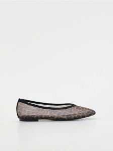 Transparentne baleriny - wielobarwny